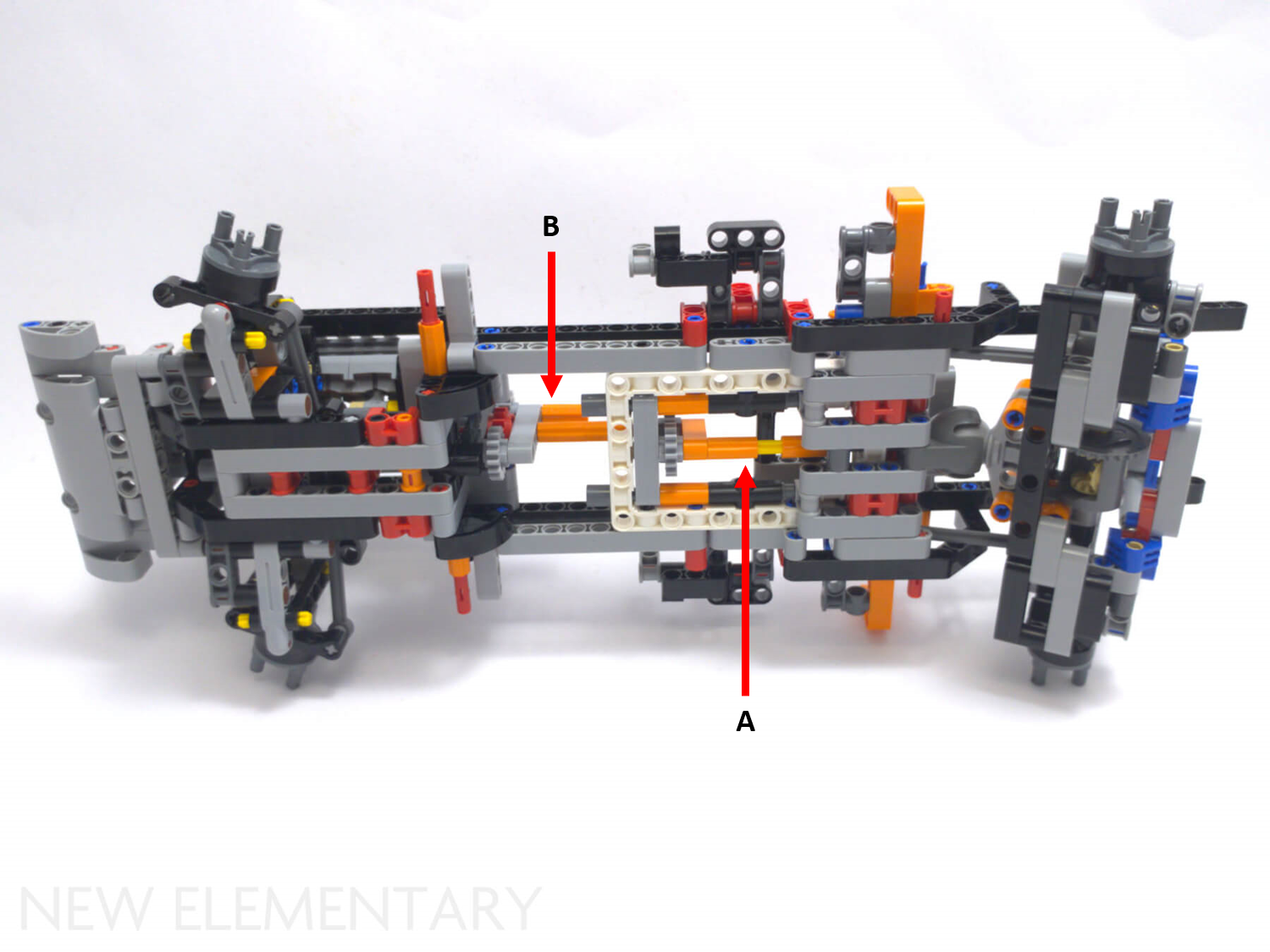 Lego F-150 Raptor chassis